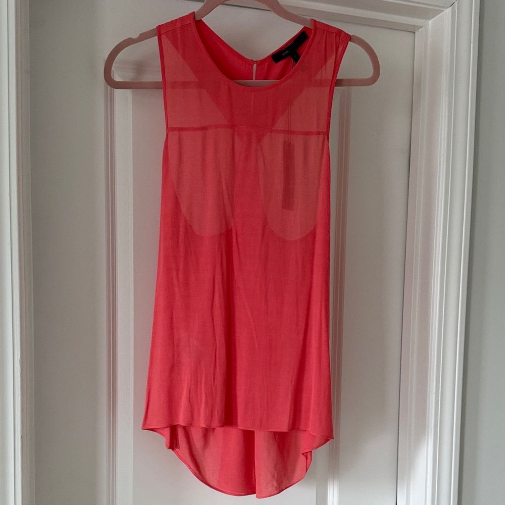 BCBG Coral Sleeveless Top